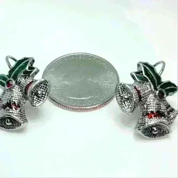 Christmas Bell Earrings - Picture 4 of 4